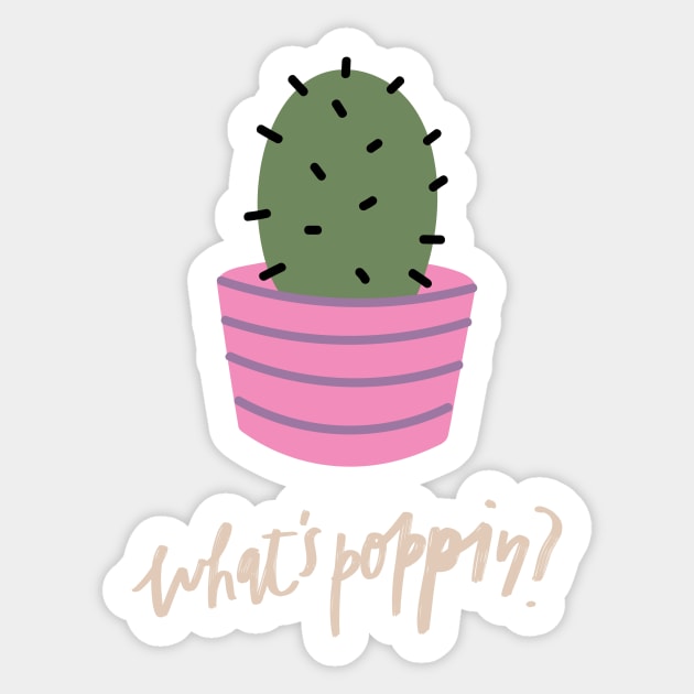 Whats poppin Sticker by Kugy's blessing